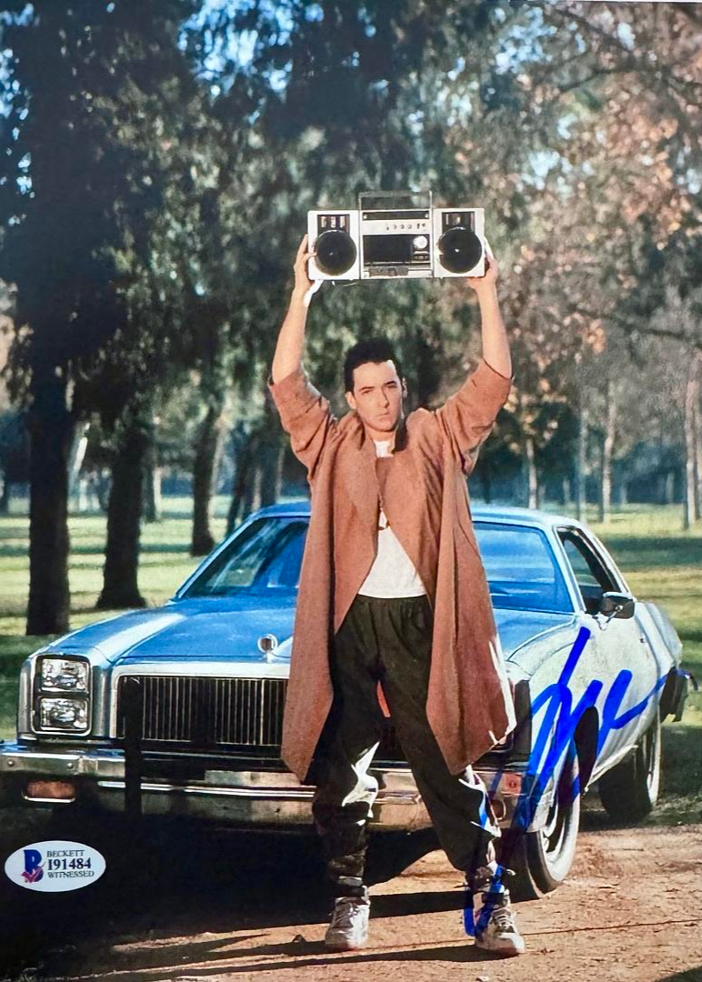John Cusack Signed 8x10 Photo (Say Anything) - JSA COA